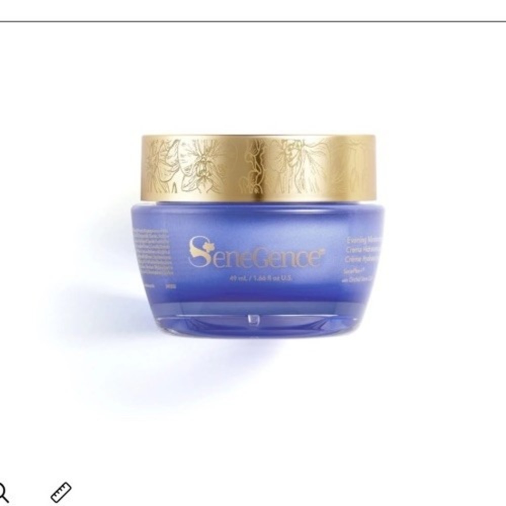 SeneGence SeneDerm Evening Moisturizer 1.66 fl oz Night Cream New Sealed